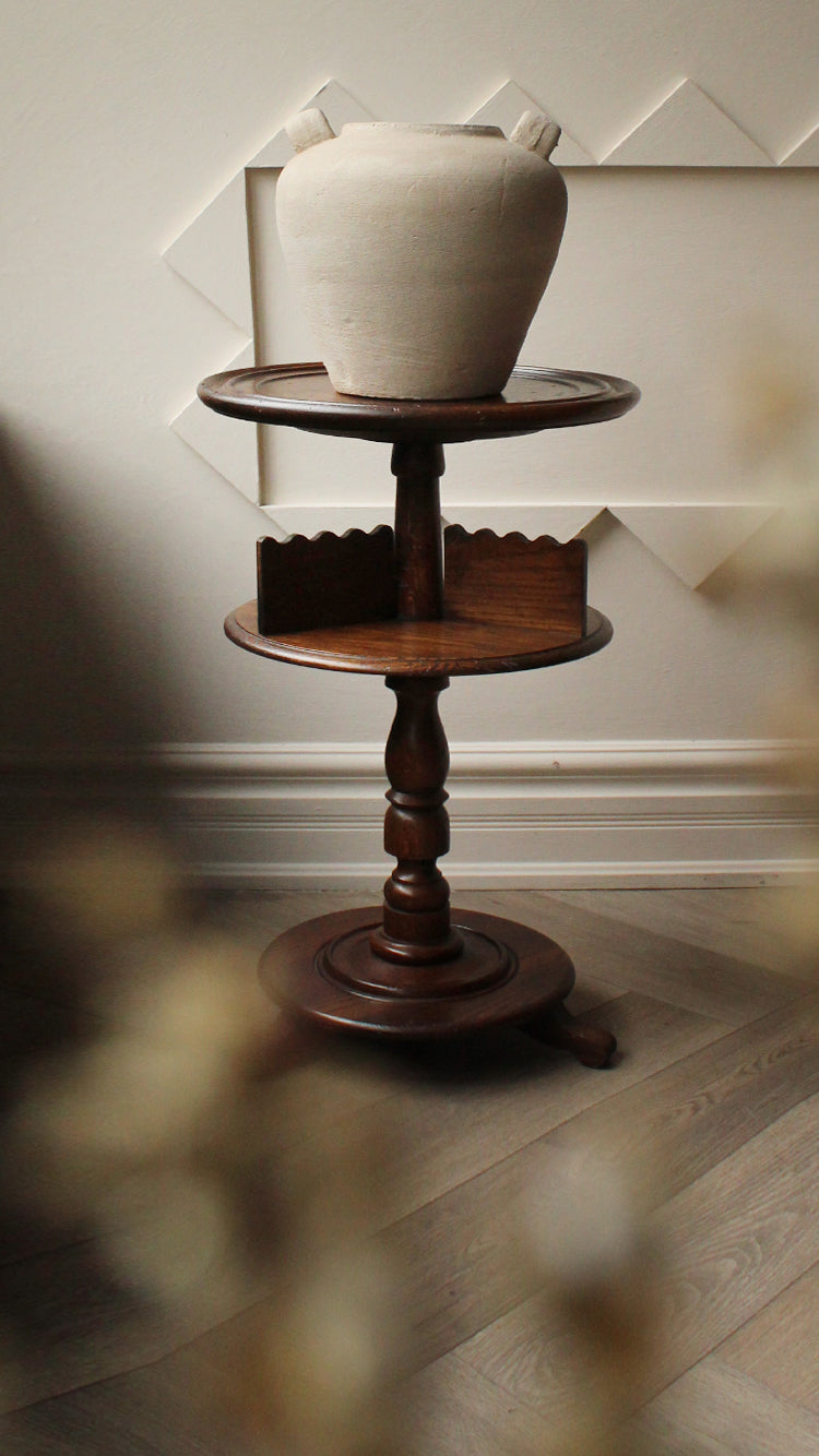 Vintage Occasional Oak Side Table