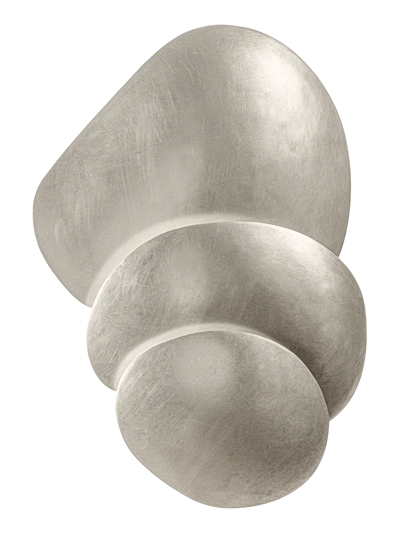 Manza Silver Leaf Wall Sconce
