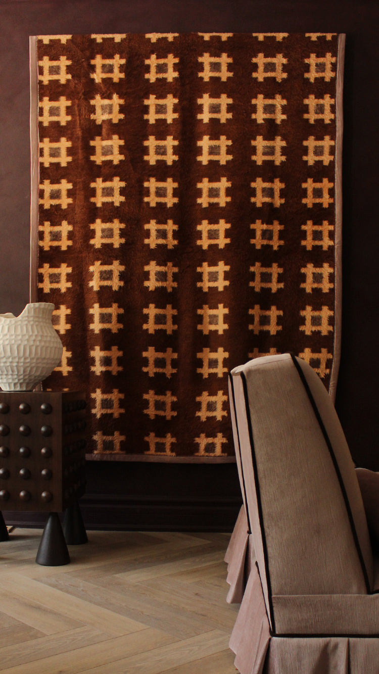 Vintage Hanging Wool Textile
