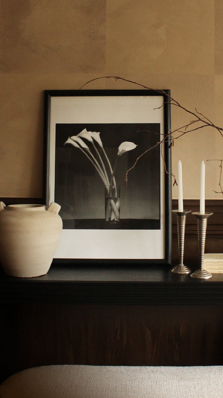 Vintage 'Arums' Framed Print by Pierre Michaud