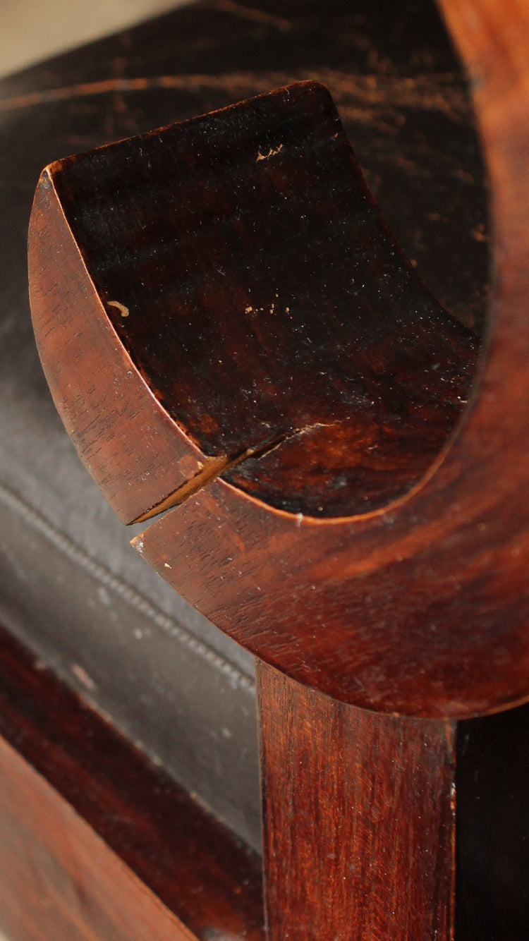 Vintage Distressed Leather Chair