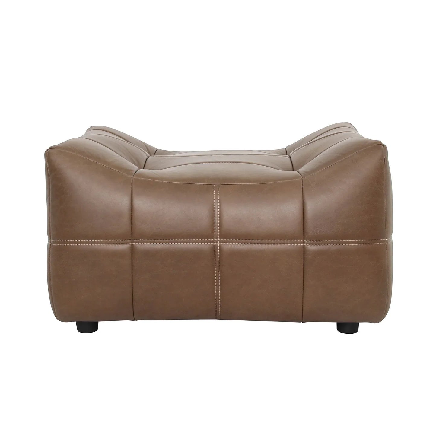 Pinavi Leather Ottoman