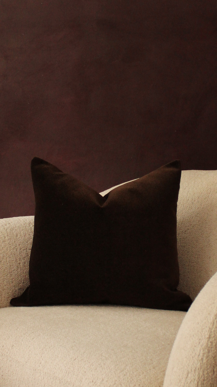 Moreno Faux Mohair Pillow Cover