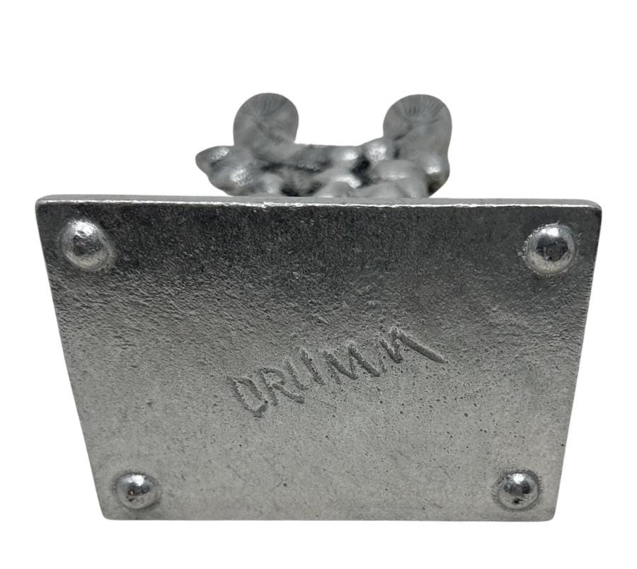 Vintage Cast Aluminum Candle Holder