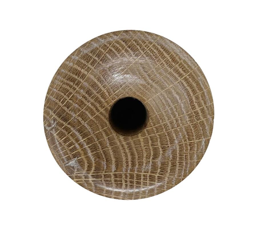 Vintage Carved Wooden Bud Vase
