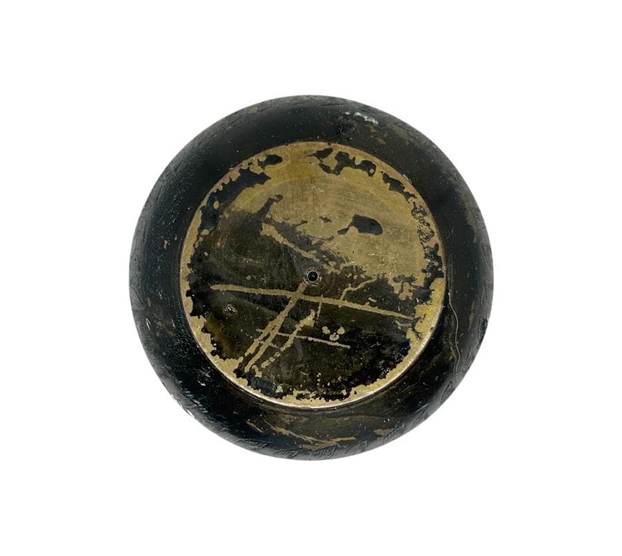 Vintage Distressed Metal Bud Vase