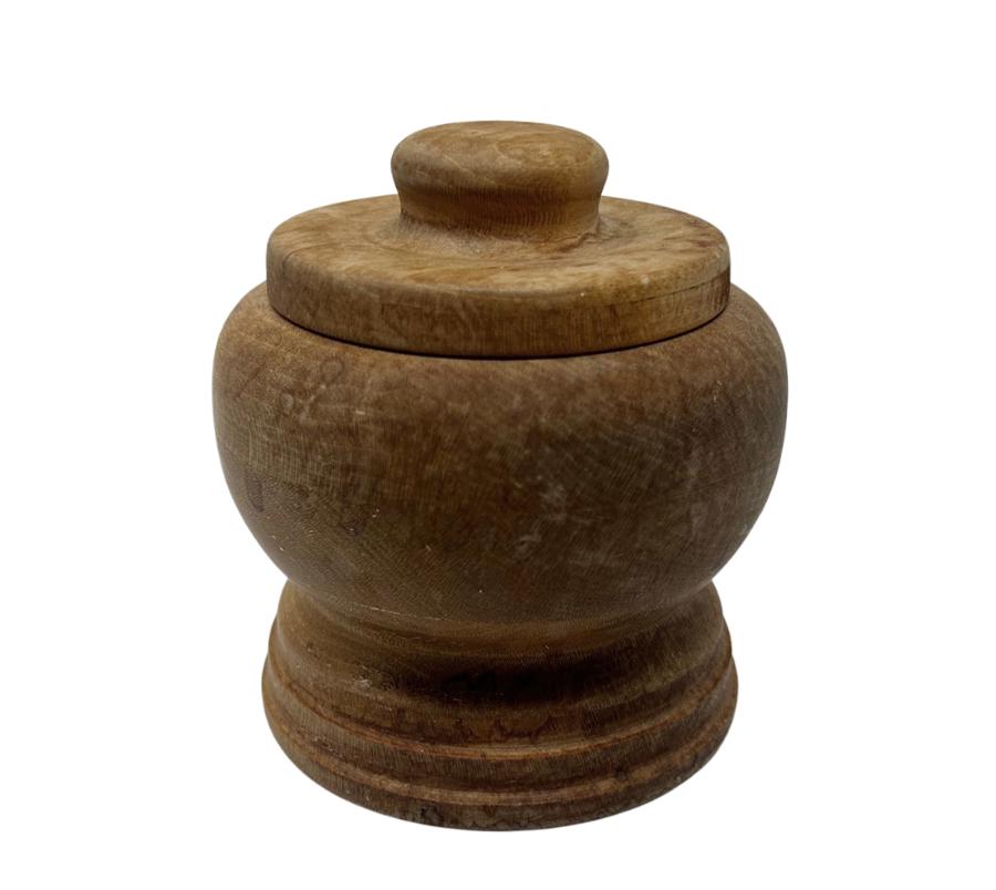 Vintage Distressed Lidded Wooden Box