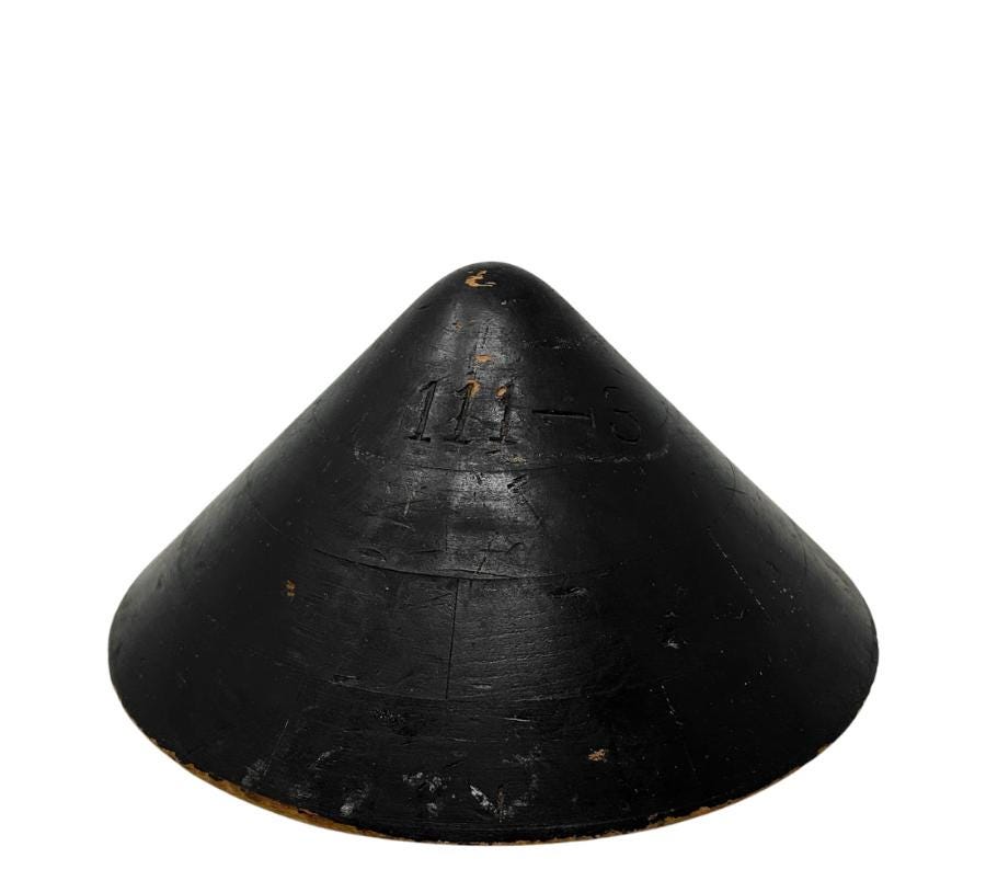 Vintage Conical Factory Mold Sculptural Object