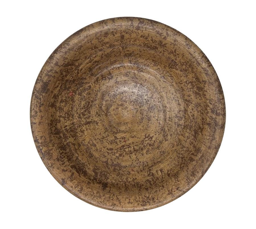 Vintage Mexican Clay Pedestal Bowl