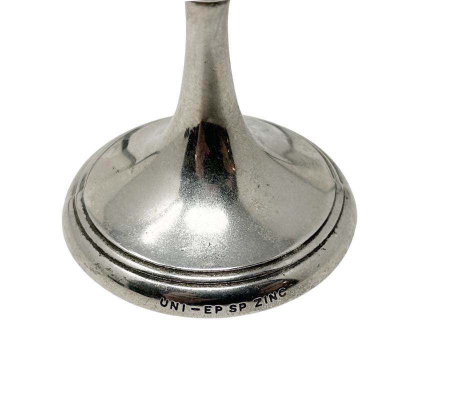 Vintage Silver-Plated Bud Vase