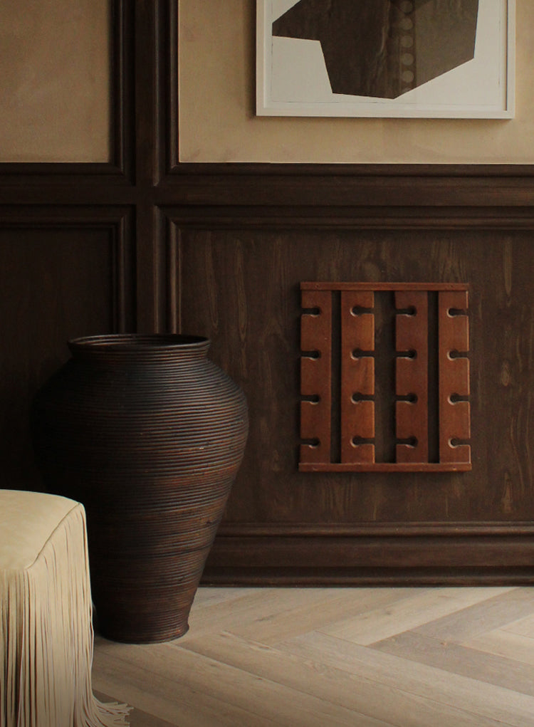 Vintage Found Wood Wall Hanging