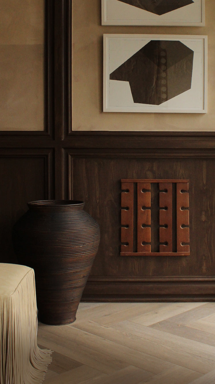 Vintage Found Wood Wall Hanging