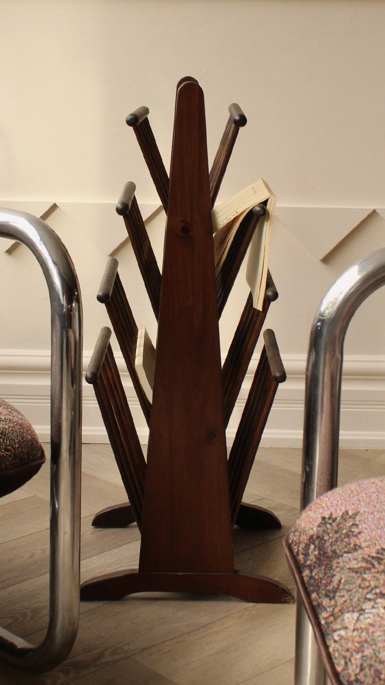 Vintage Mid Century Magazine Rack