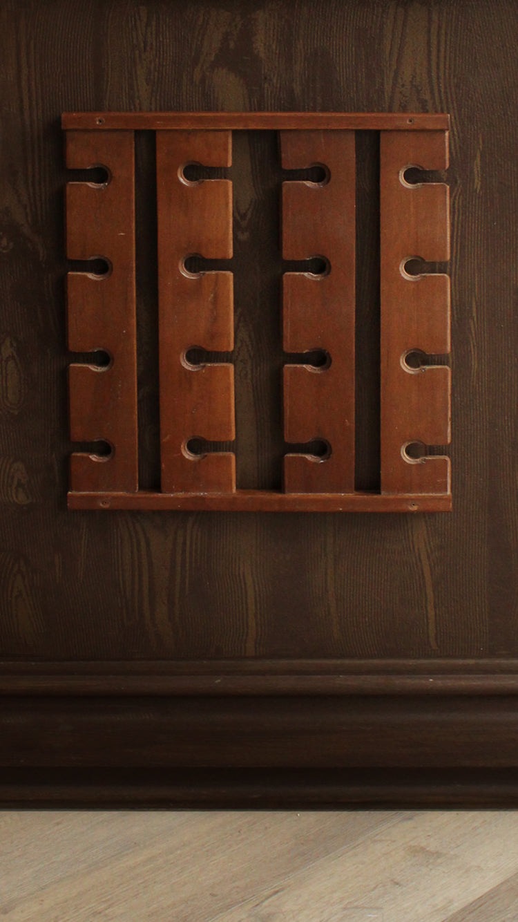 Vintage Found Wood Wall Hanging