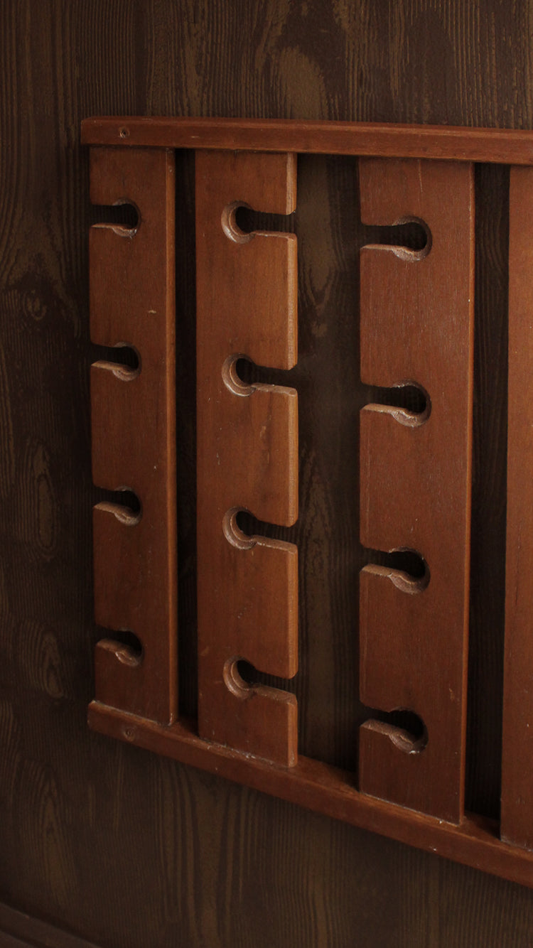Vintage Found Wood Wall Hanging
