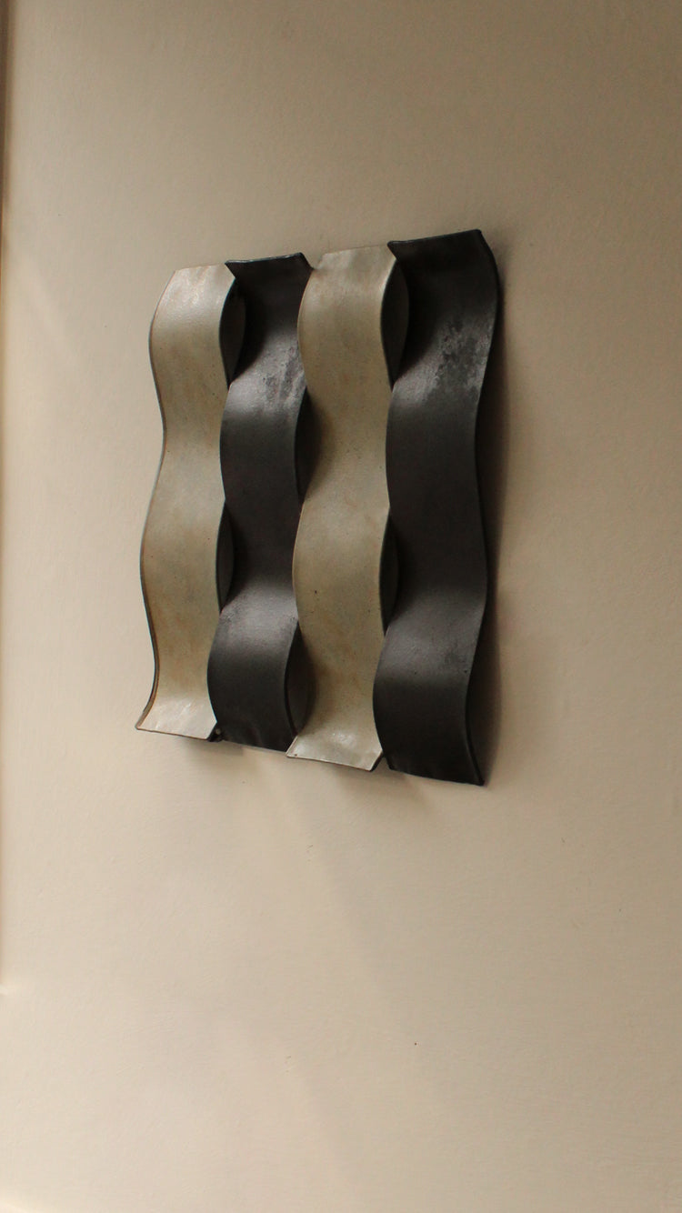 Vintage Post Modern Metal Wall Hanging