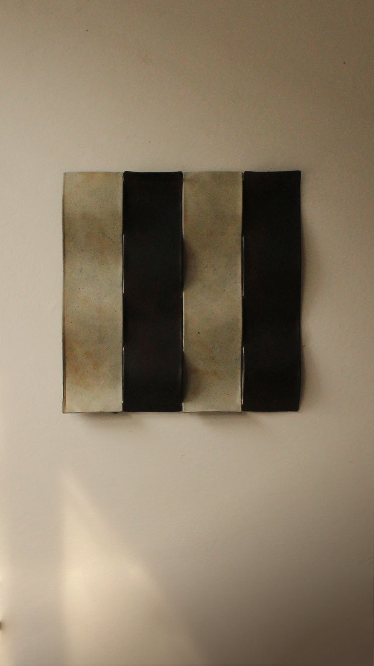Vintage Post Modern Metal Wall Hanging