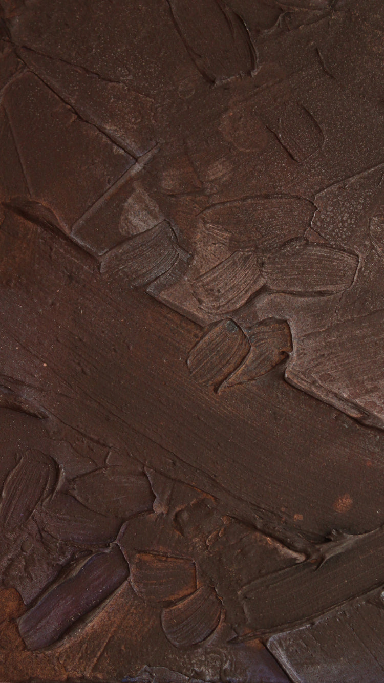 Vintage Textured Abstract on Board