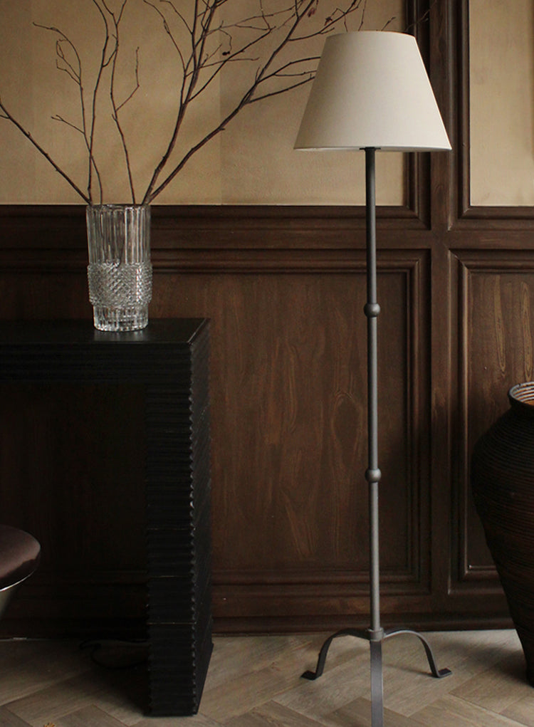 Vintage Tripod Metal Floor Lamp