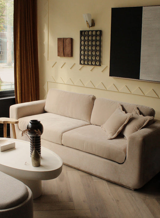 Mirriane Washed Velvet Sofa
