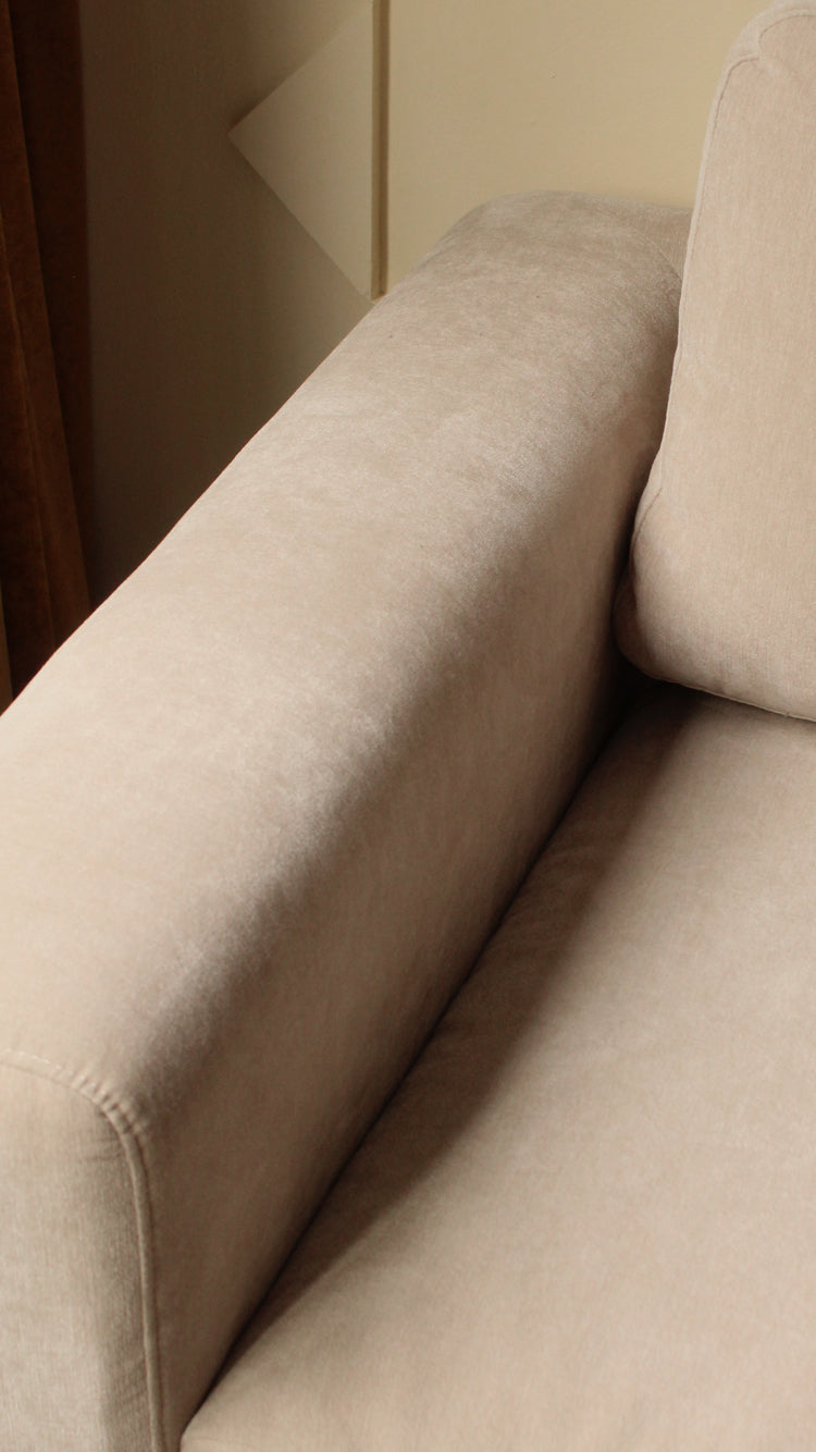 Mirriane Washed Velvet Sofa