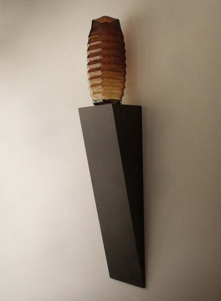 Vintage Triangular Post Modern Wall Shelf