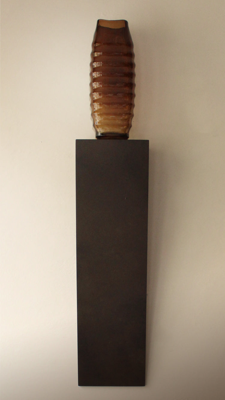 Vintage Triangular Post Modern Wall Shelf