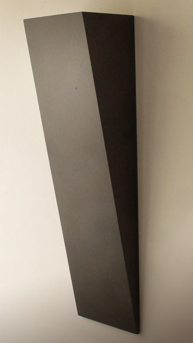 Vintage Triangular Post Modern Wall Shelf