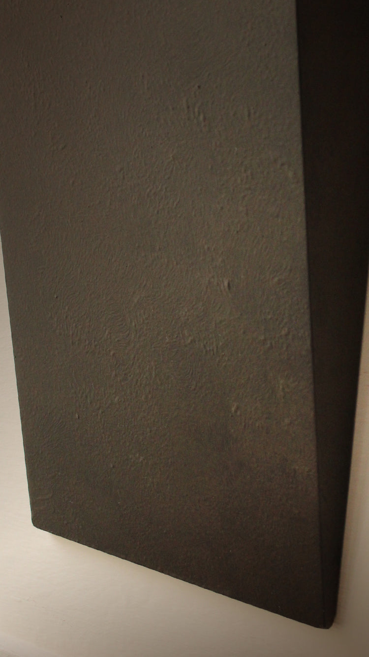 Vintage Triangular Post Modern Wall Shelf