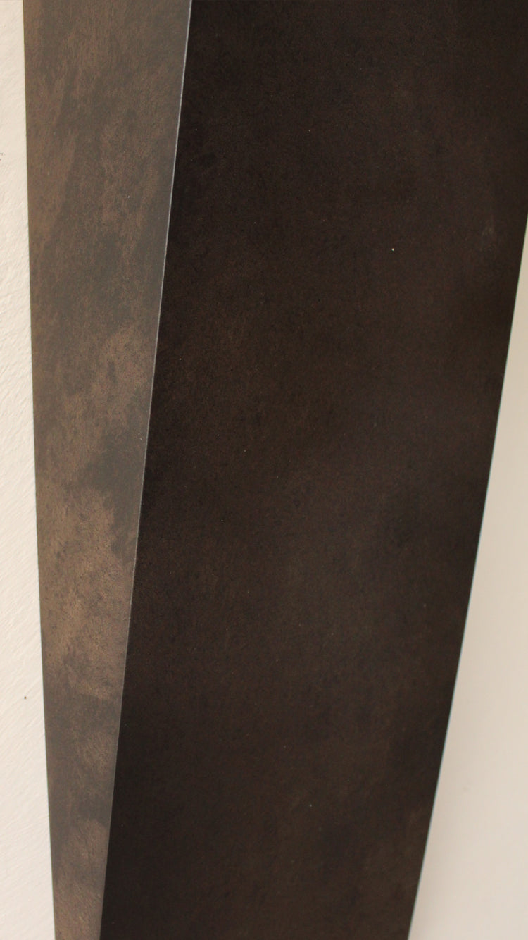 Vintage Triangular Post Modern Wall Shelf