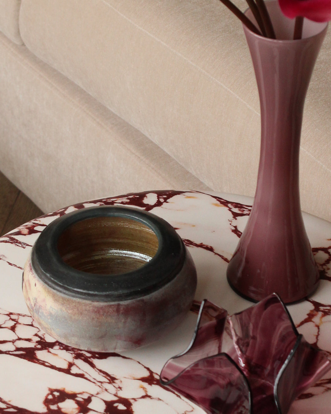 Vintage Raku Pot