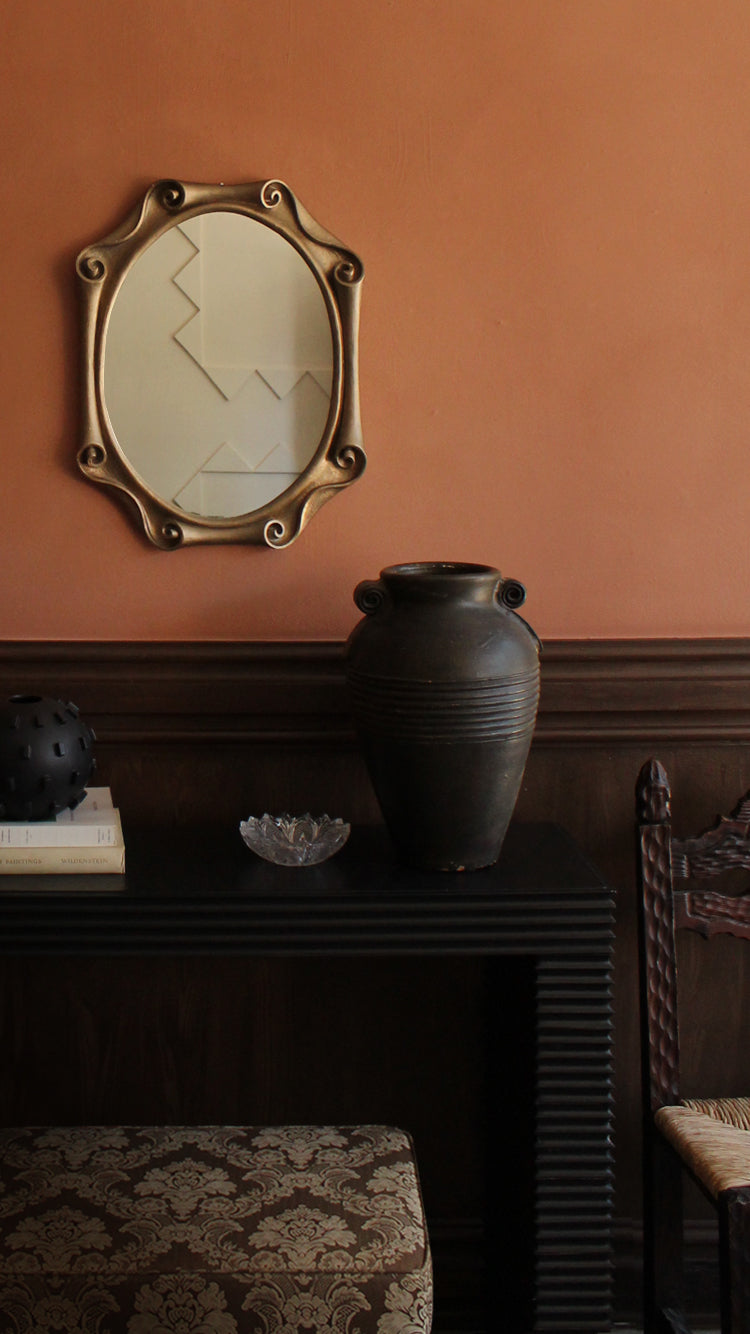 Vintage Plaster Wall Mirror