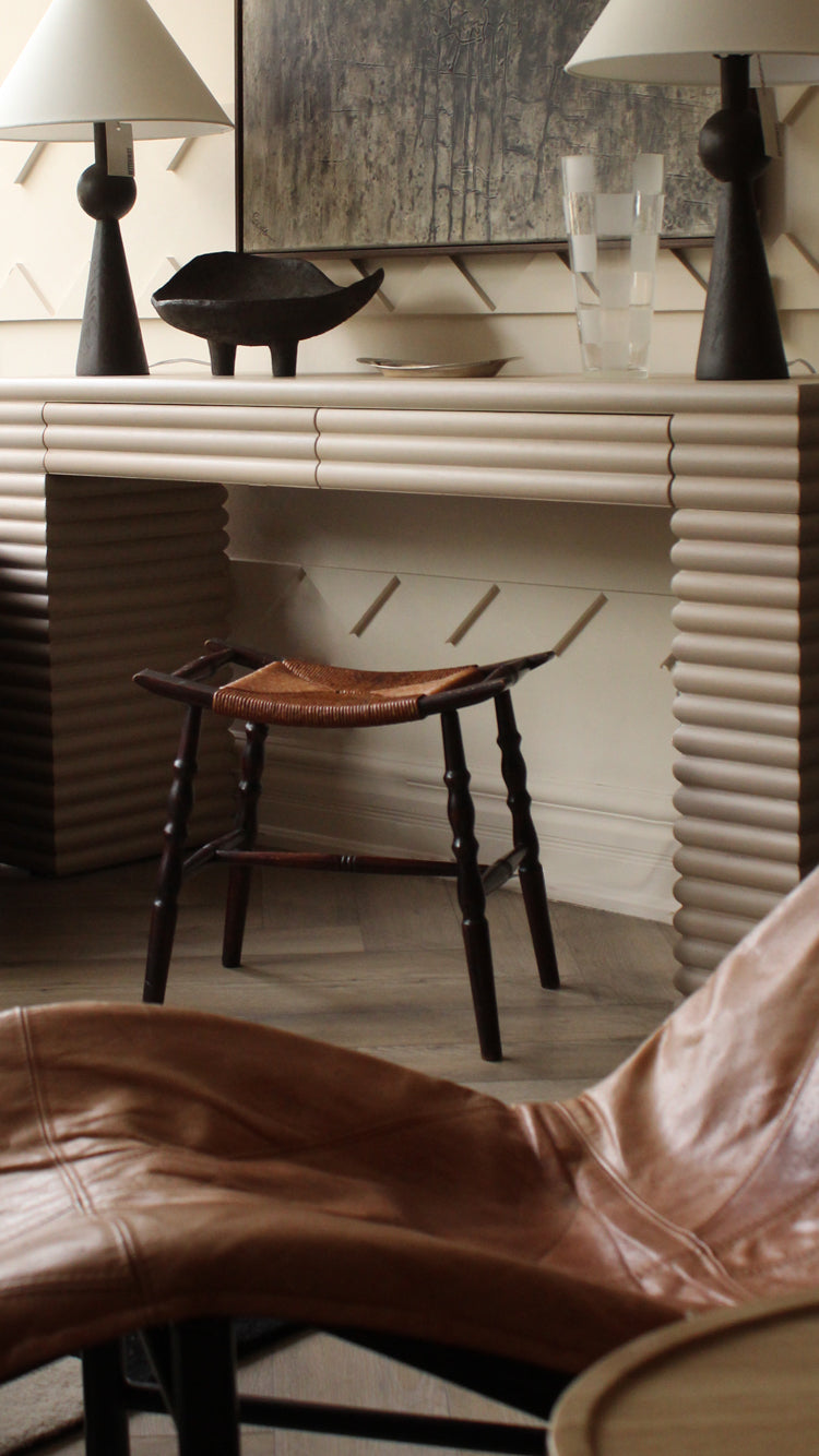 Vintage Woven Stool