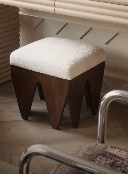 Triangular Legged Ottoman