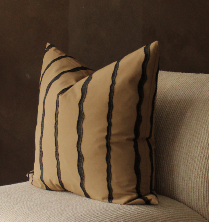 Miralde Striped Pillow Cover