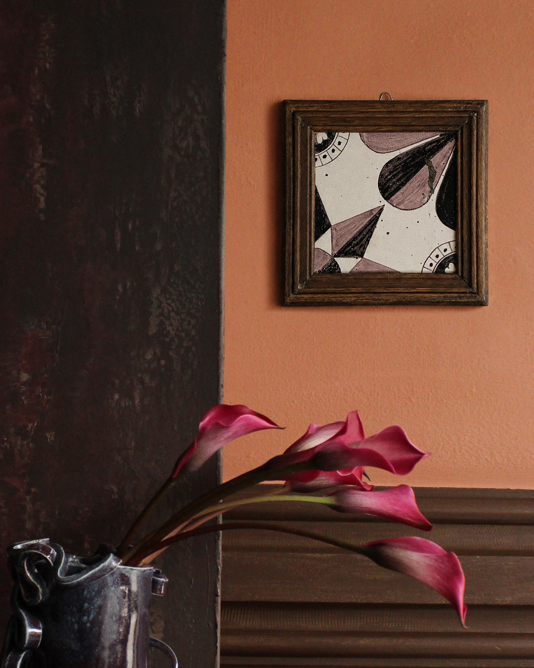 Framed Antique Tile