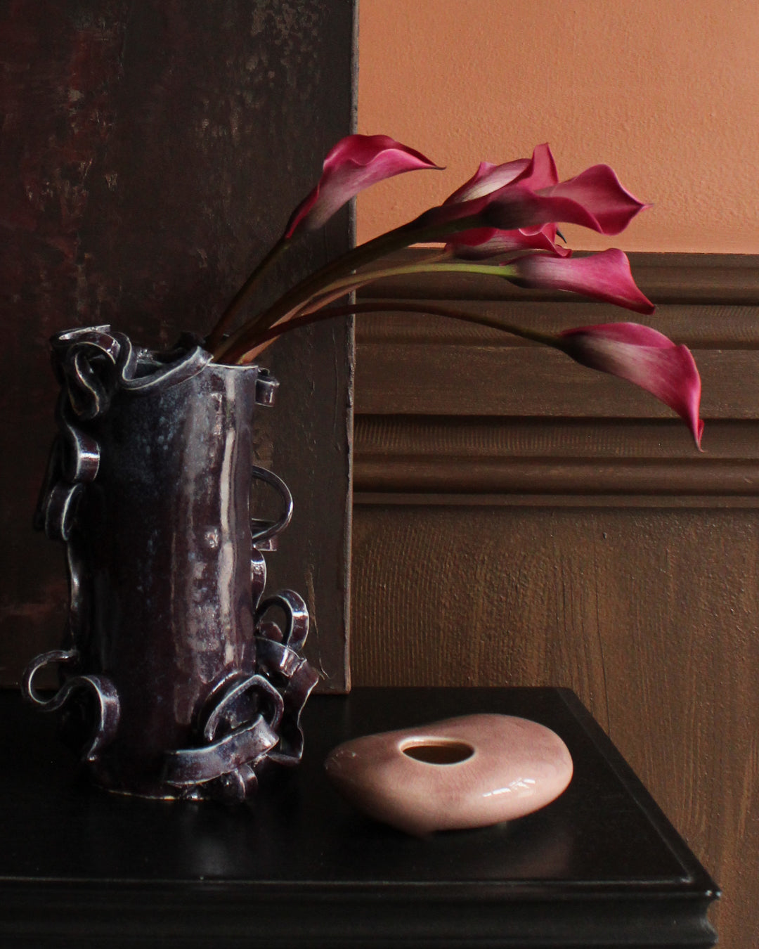 Vintage Low Profile Ikebana Vessel
