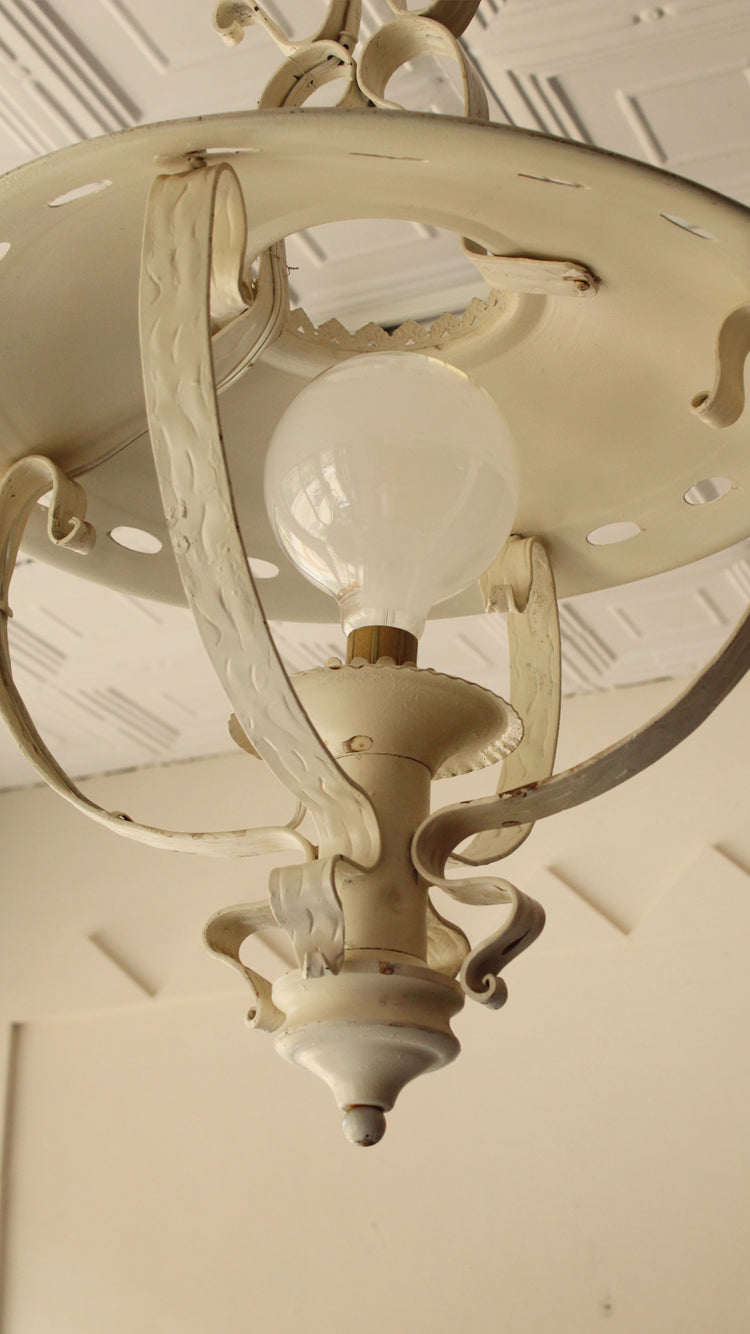 Vintage French Country Light Fixture