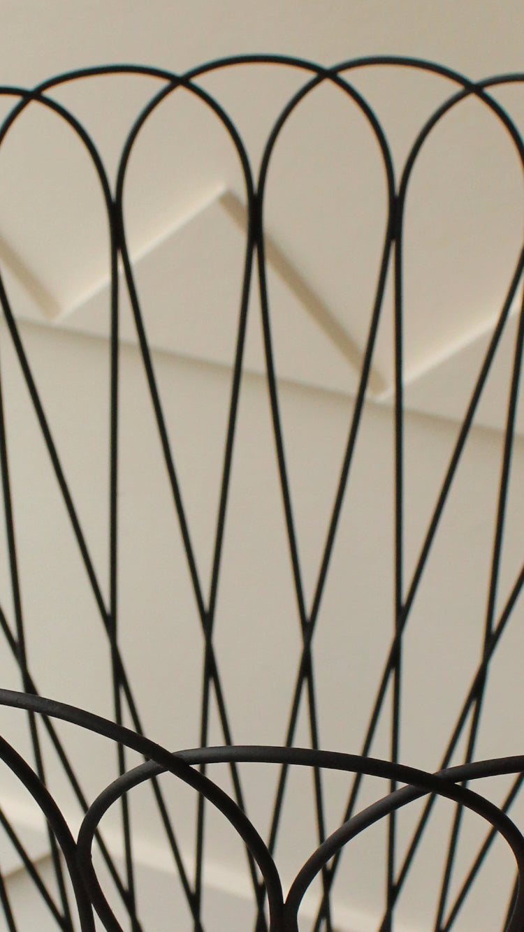 Vintage Metal Wire Urn