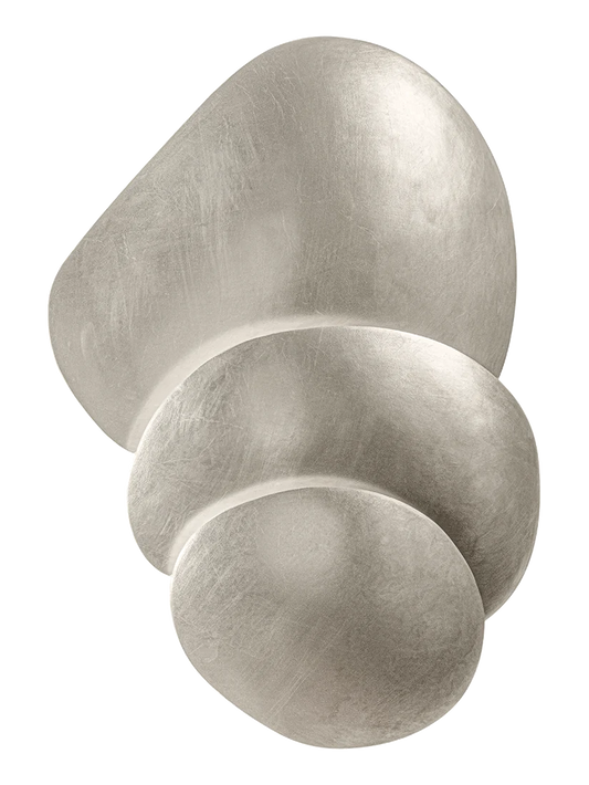 Manza Silver Leaf Wall Sconce
