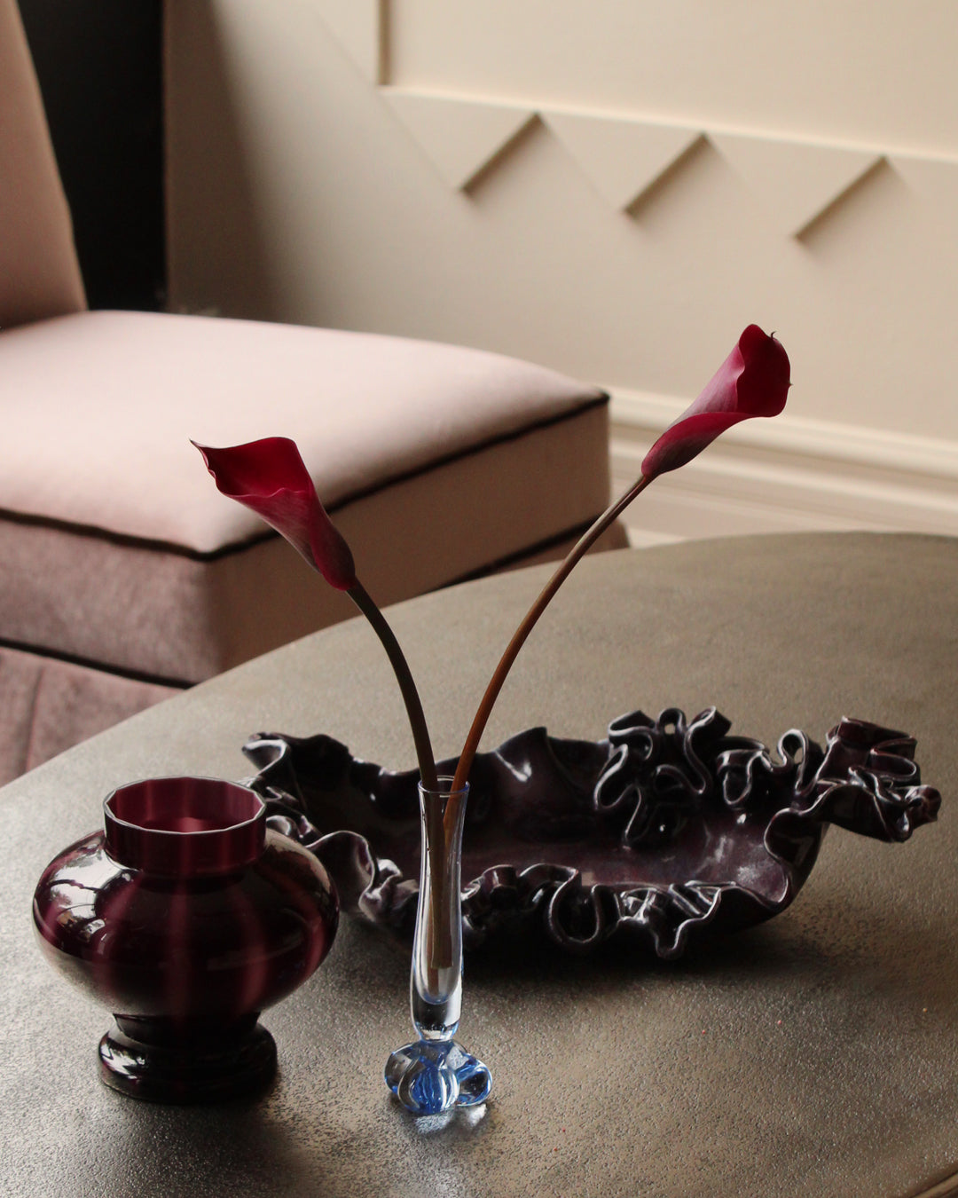 Vintage Art Glass Bud Vase