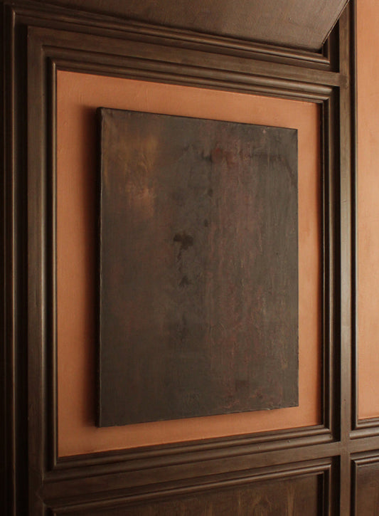 Vintage Abstract Original Painting From Quebec