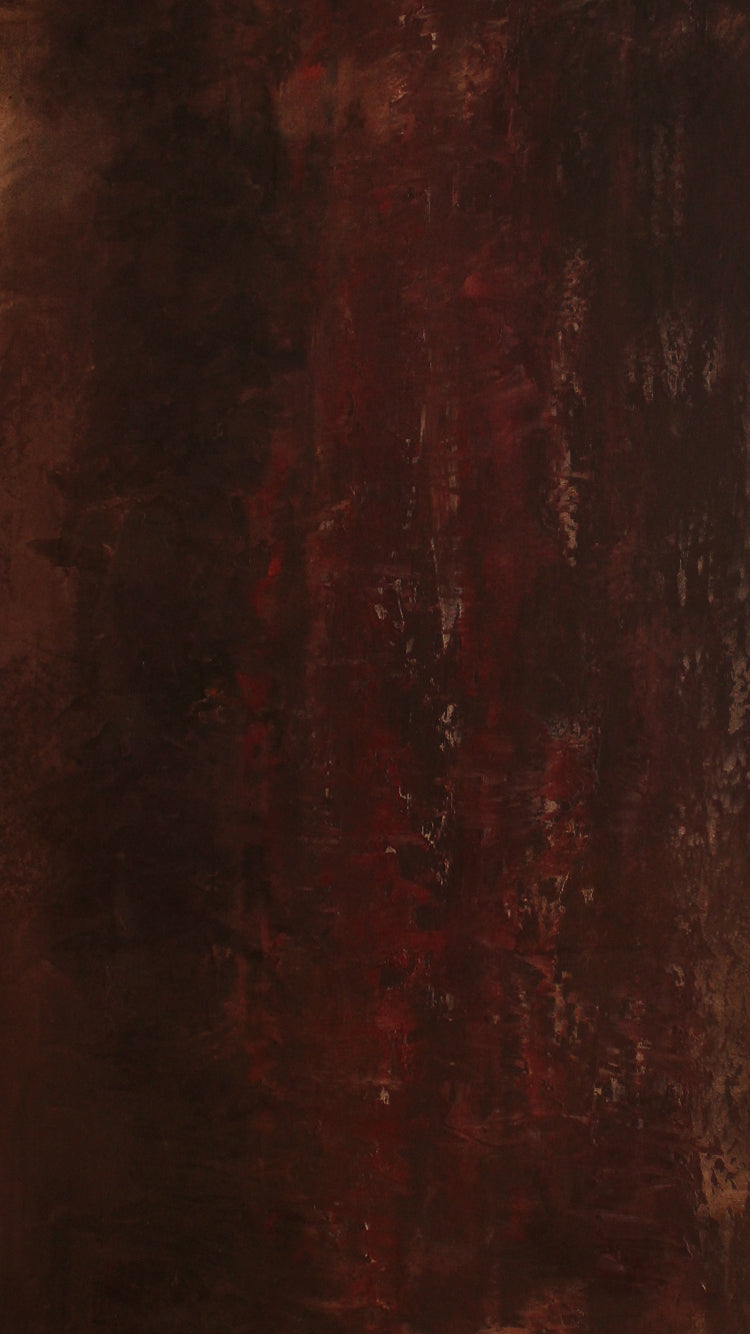 Vintage Abstract Original Painting From Quebec