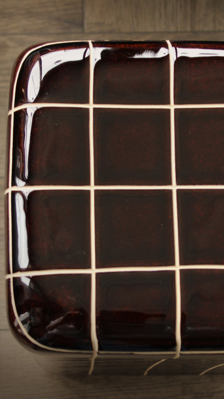 Reactive Glaze Ceramic Side Table