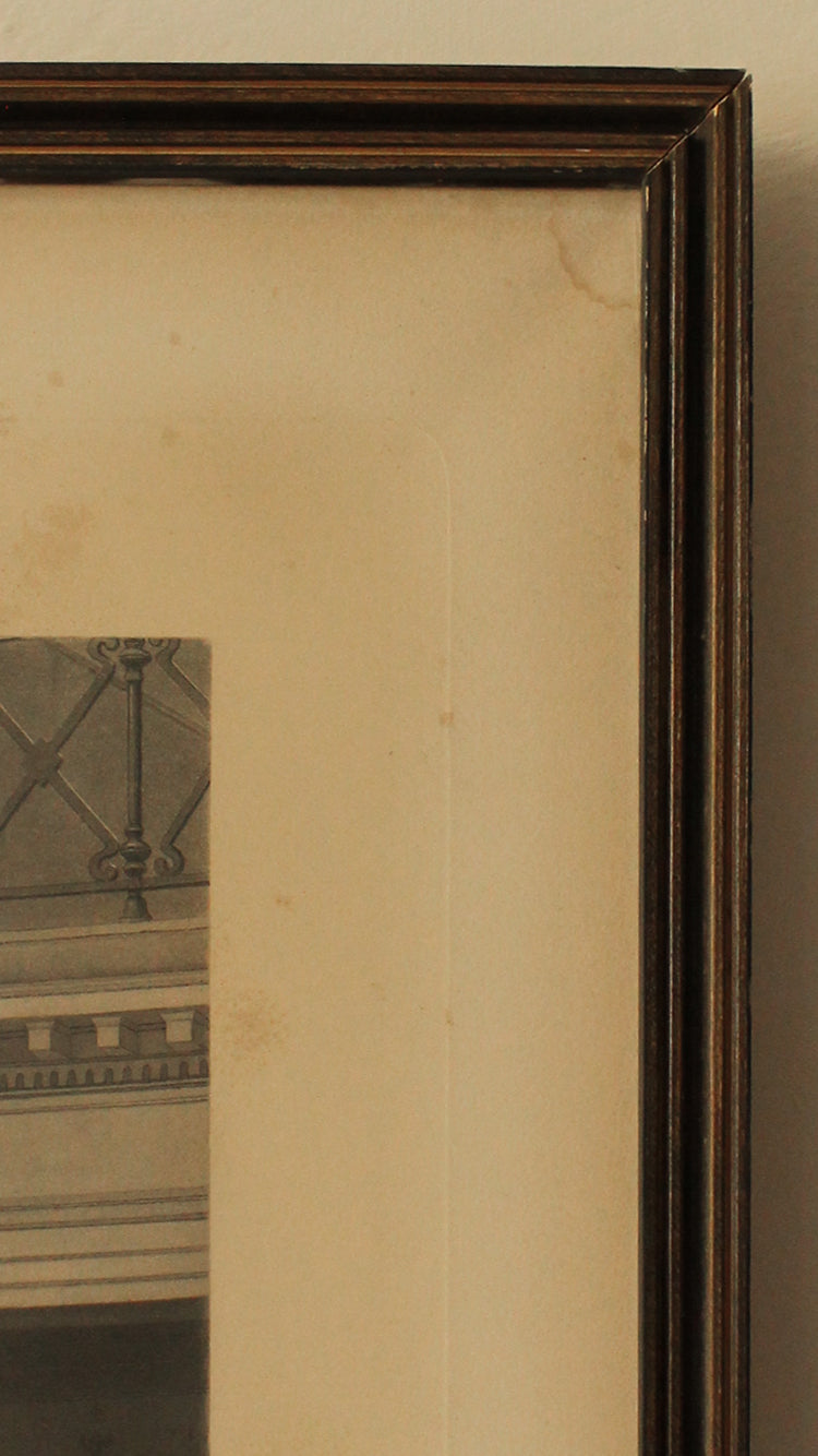 Distressed Vintage 'Le Gynécée' Framed Print by Gustave Boulanger