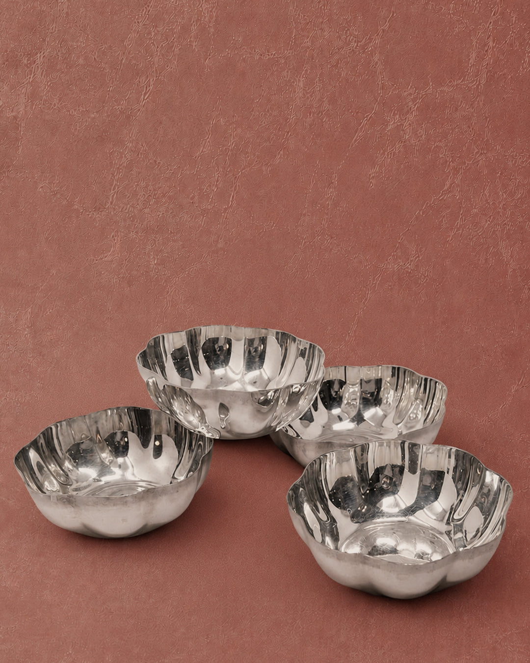 Set of 4 Vintage Silver Plated Bowls