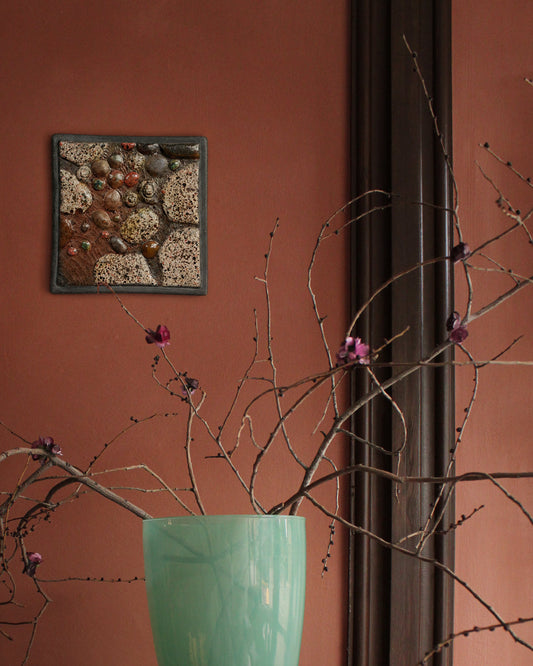 Vintage Studio Ceramic Tile Wall Hanging