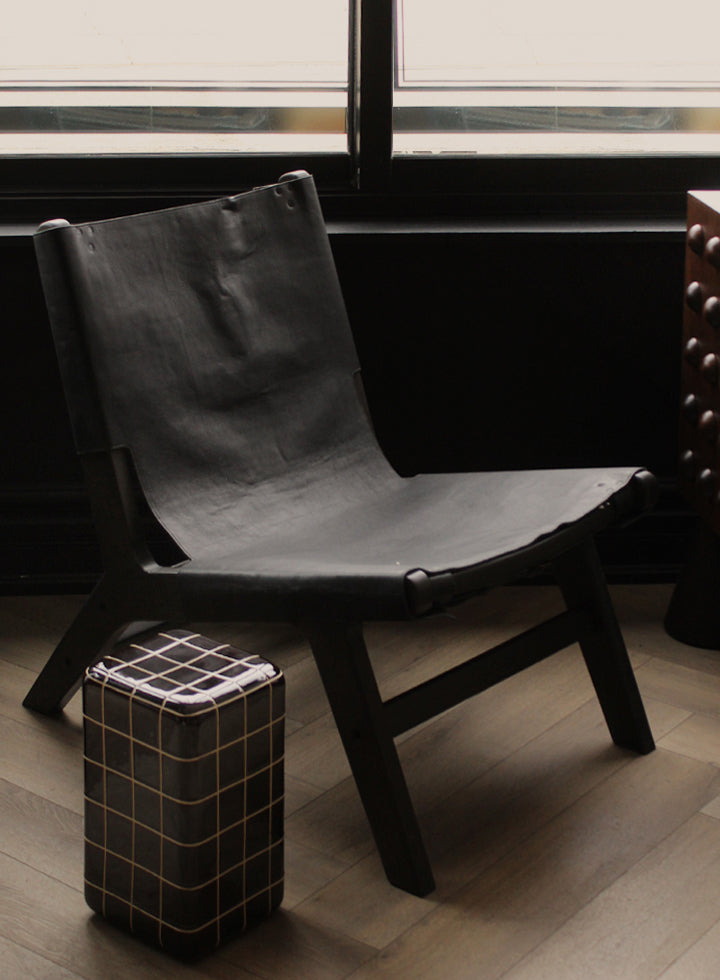Elsa Leather Accent Chair