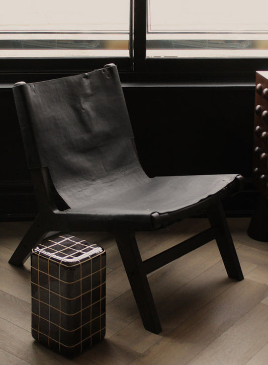 Elsa Leather Accent Chair