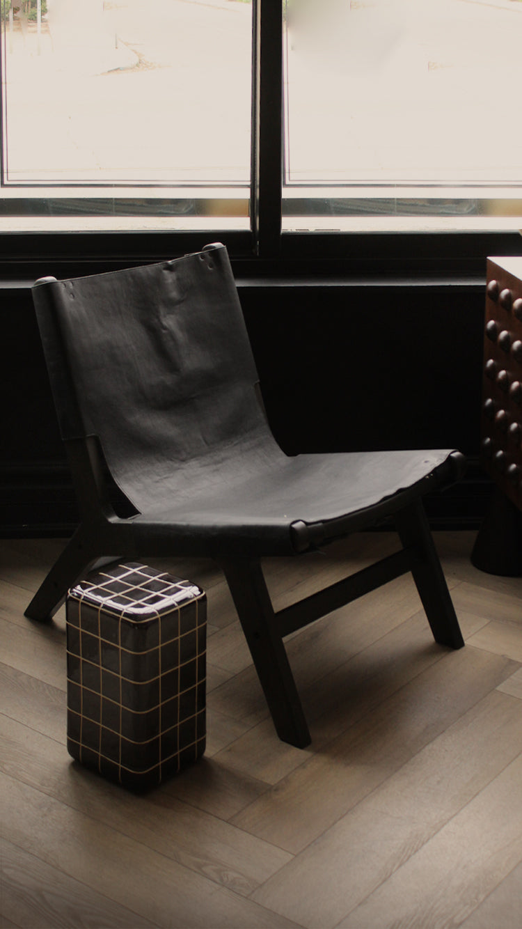 Elsa Leather Accent Chair